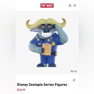 POPMART Zootopia (blind box): Chief Bogo